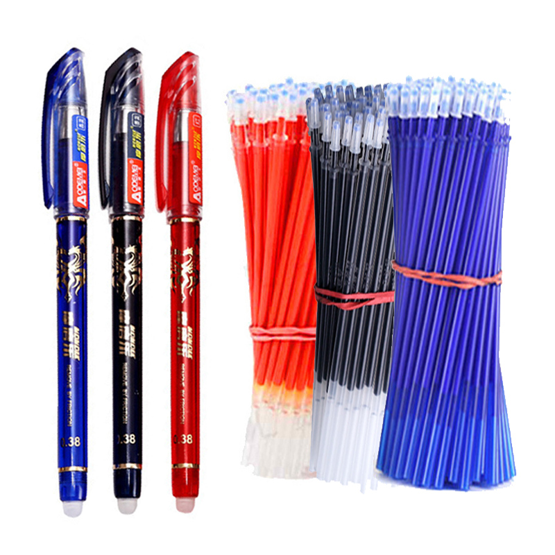 Gel Ink Pen Set - 14pcs/set Erasable Gel Pen Refills Rod