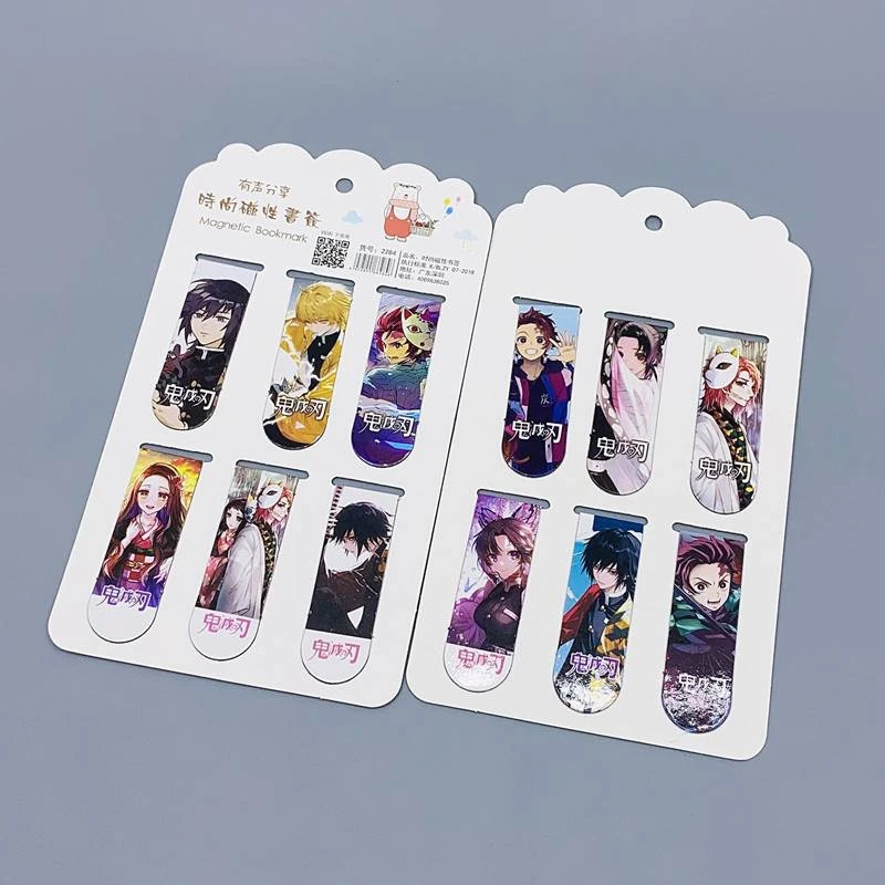 6 Pcs Anime Cute Metal Magneti – Bookmark Magnetic Clip Bewertung und Preis