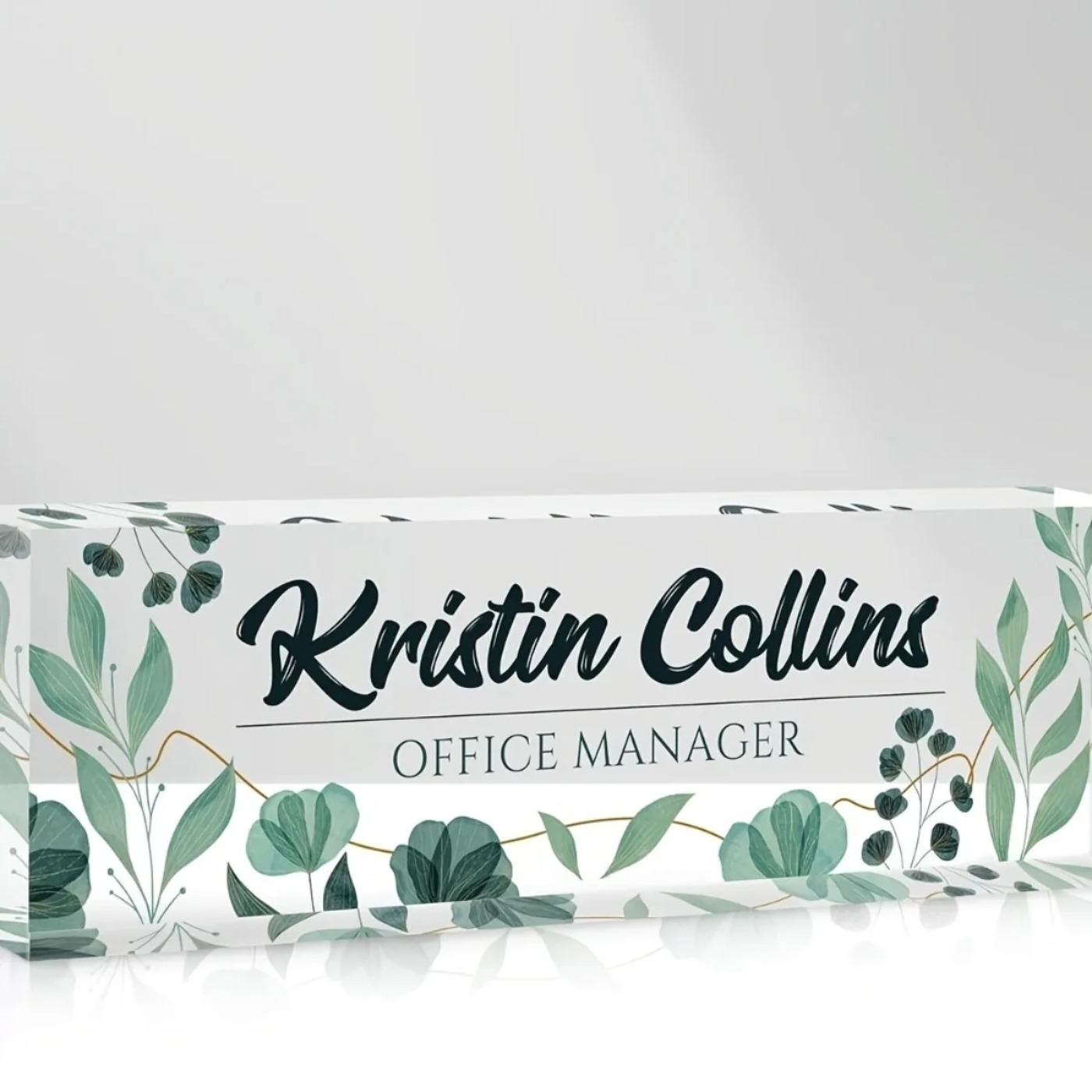 [2D Flat] Personalized Acrylic – Desk Name Plate Bewertung und Preis