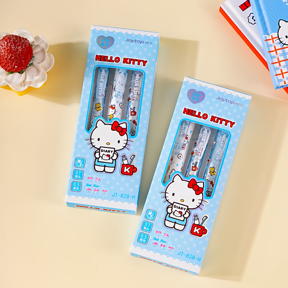 Genuine 3 Pcs/Set Sanrio Gel P – Gel Ink Pen Set Bewertung und Preis