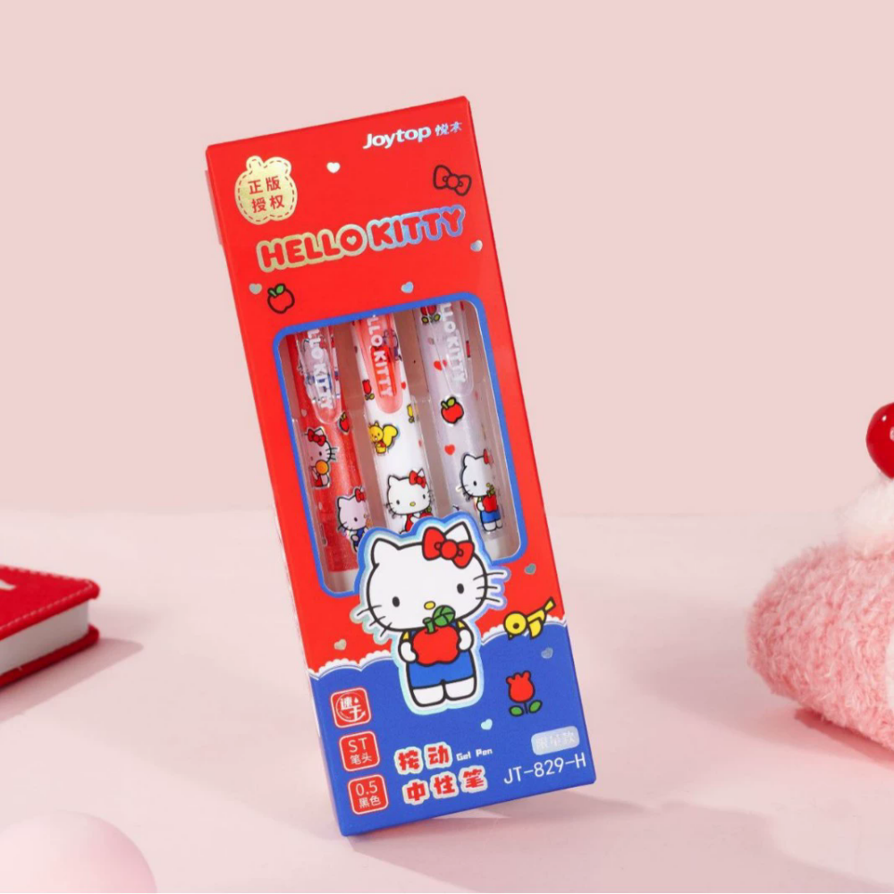 Genuine 3 Pcs/Set Sanrio Gel P – Gel Ink Pen Set Bewertung und Preis