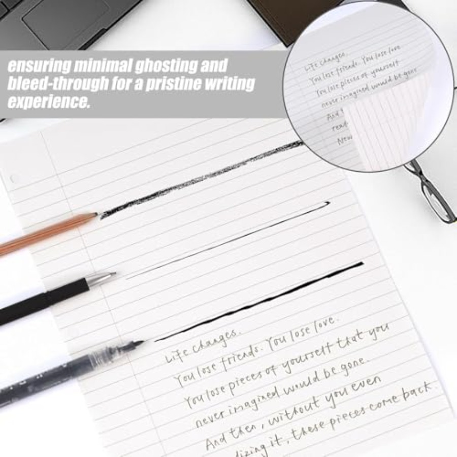 100 Sheets Loose Leaf Paper, 8 – Paper Punch 3 Hole Bewertung und Preis