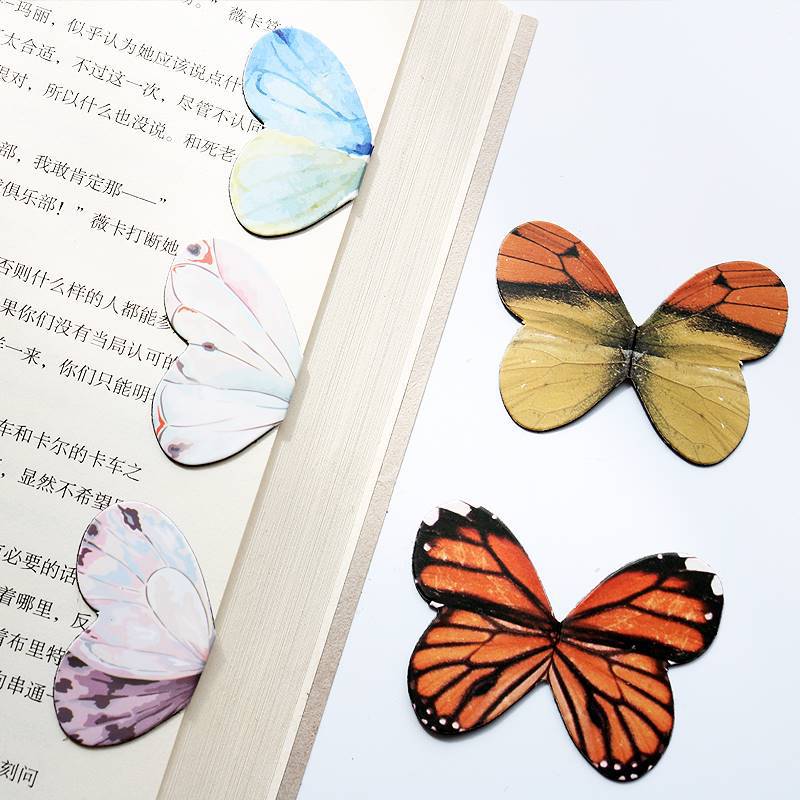 4pcs/Pack Beautiful Butterfly  – Bookmark Magnetic Clip Bewertung und Preis