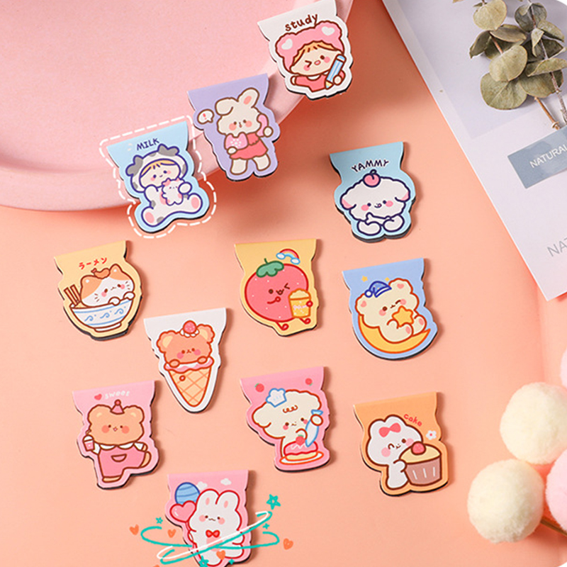 5pcs Cute Cartoon Bear Magneti – Bookmark Magnetic Clip Bewertung und Preis