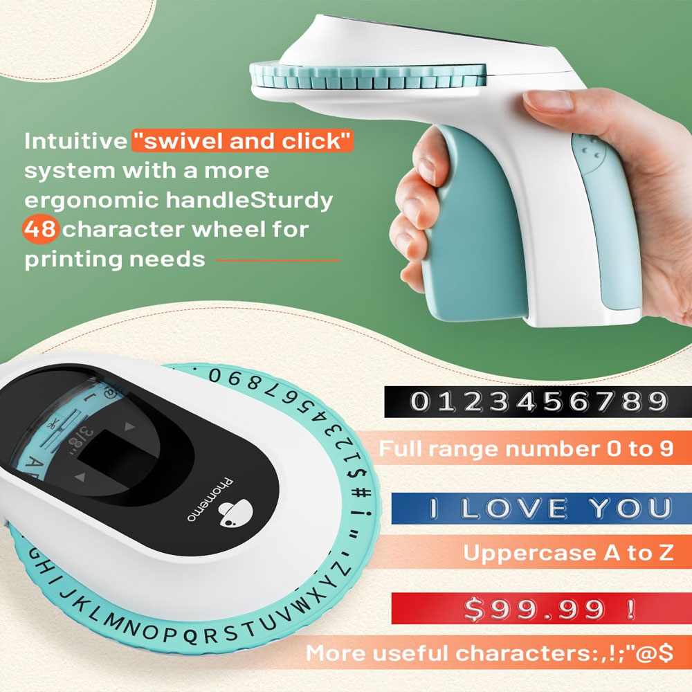 E975 Embossed Label Printer, 3 – Label Printer Tape Bewertung und Preis
