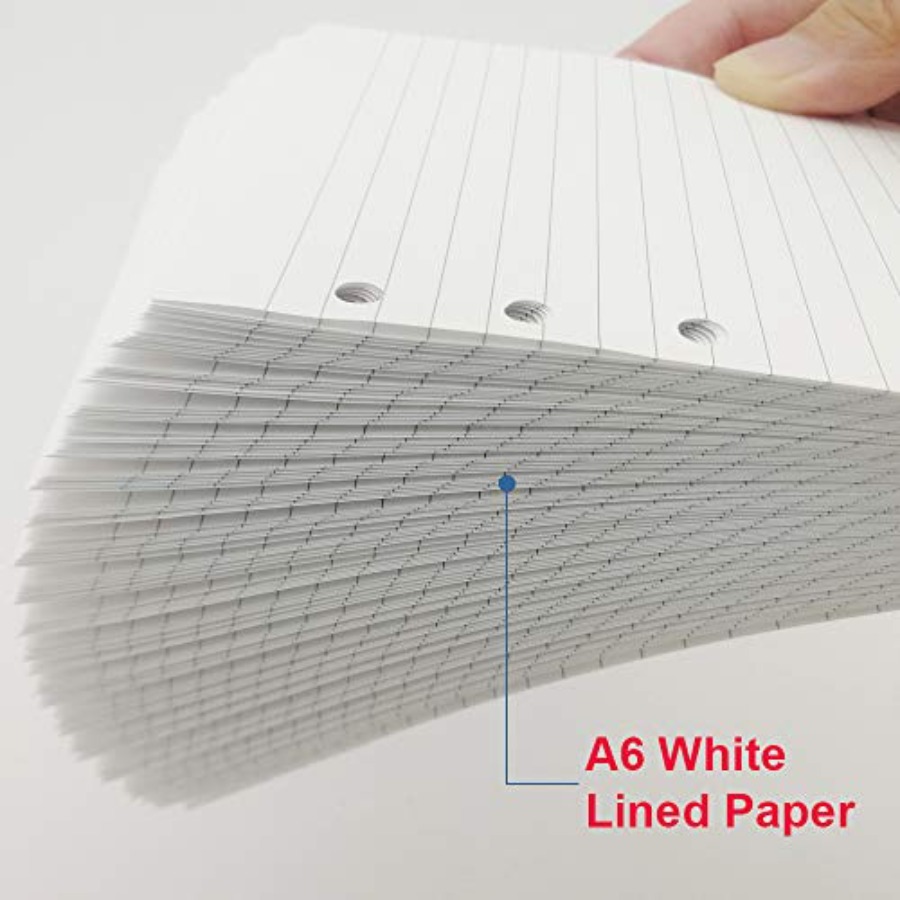 A6 Lined Refill Paper, / Pages – Paper Punch 3 Hole Bewertung und Preis