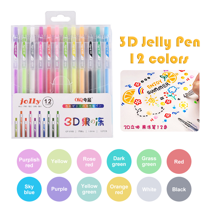 3D Three-dimensional Jelly Pen – Gel Ink Pen Set Bewertung und Preis