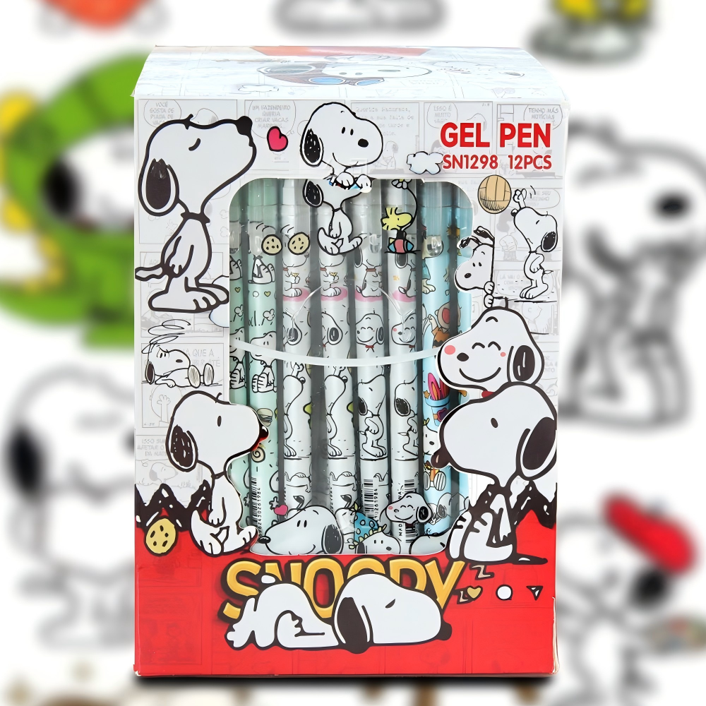 12 Pcs/Set Kawaii Snoopy Erasa – Gel Ink Pen Set Bewertung und Preis