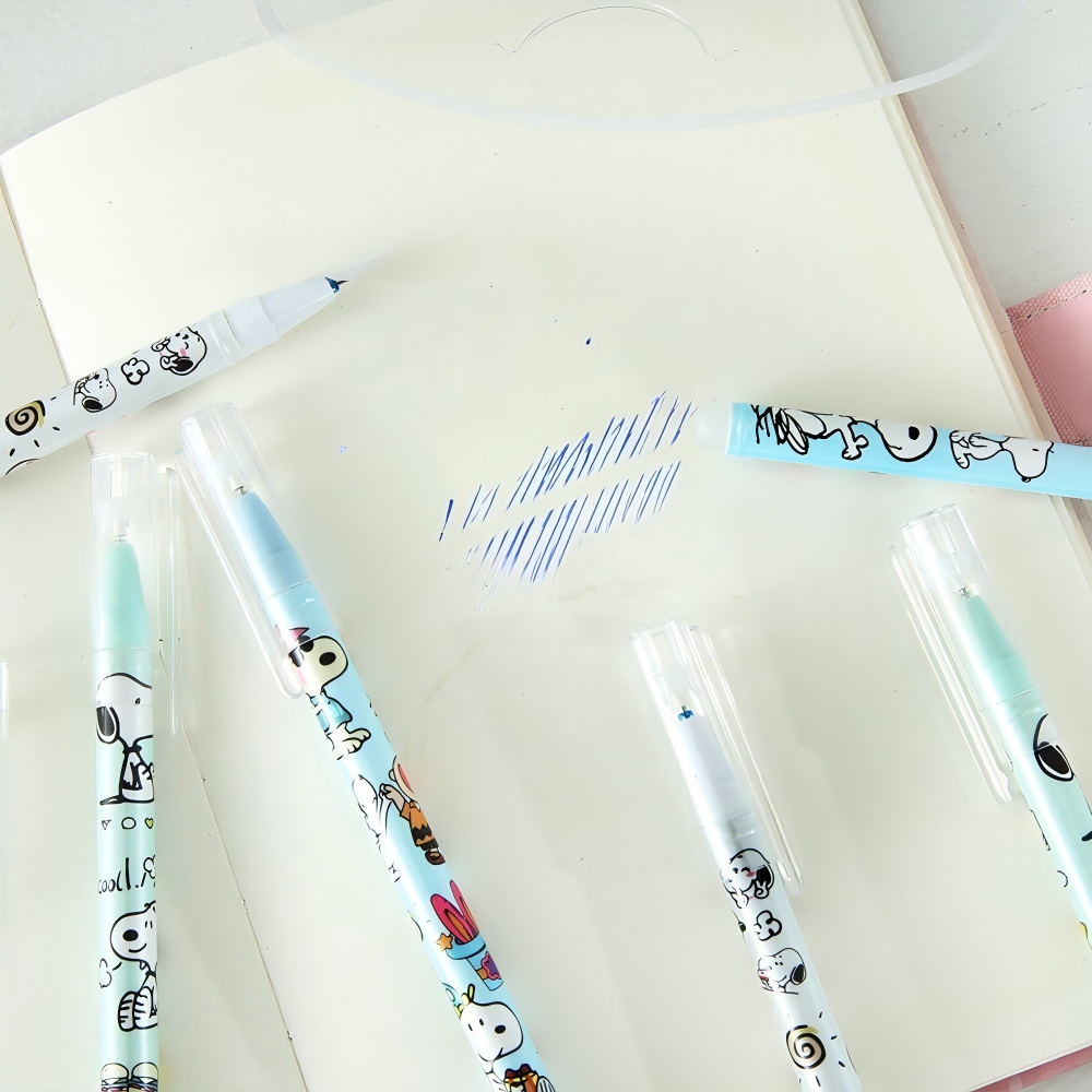12 Pcs/Set Kawaii Snoopy Erasa – Gel Ink Pen Set Bewertung und Preis