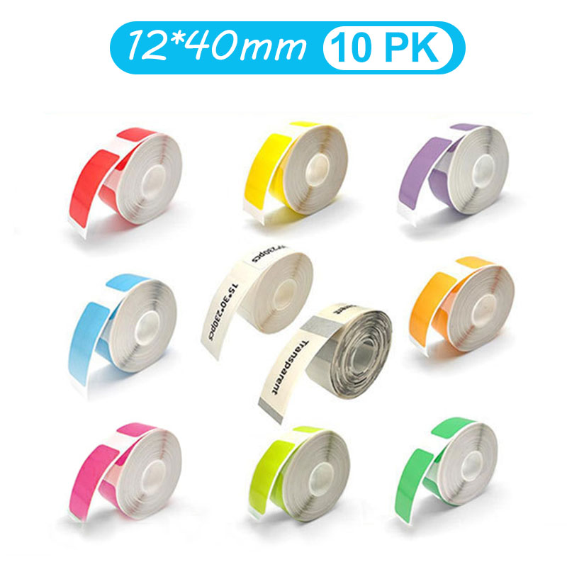 12*40mm Colored Transparent Th – Label Printer Tape Bewertung und Preis