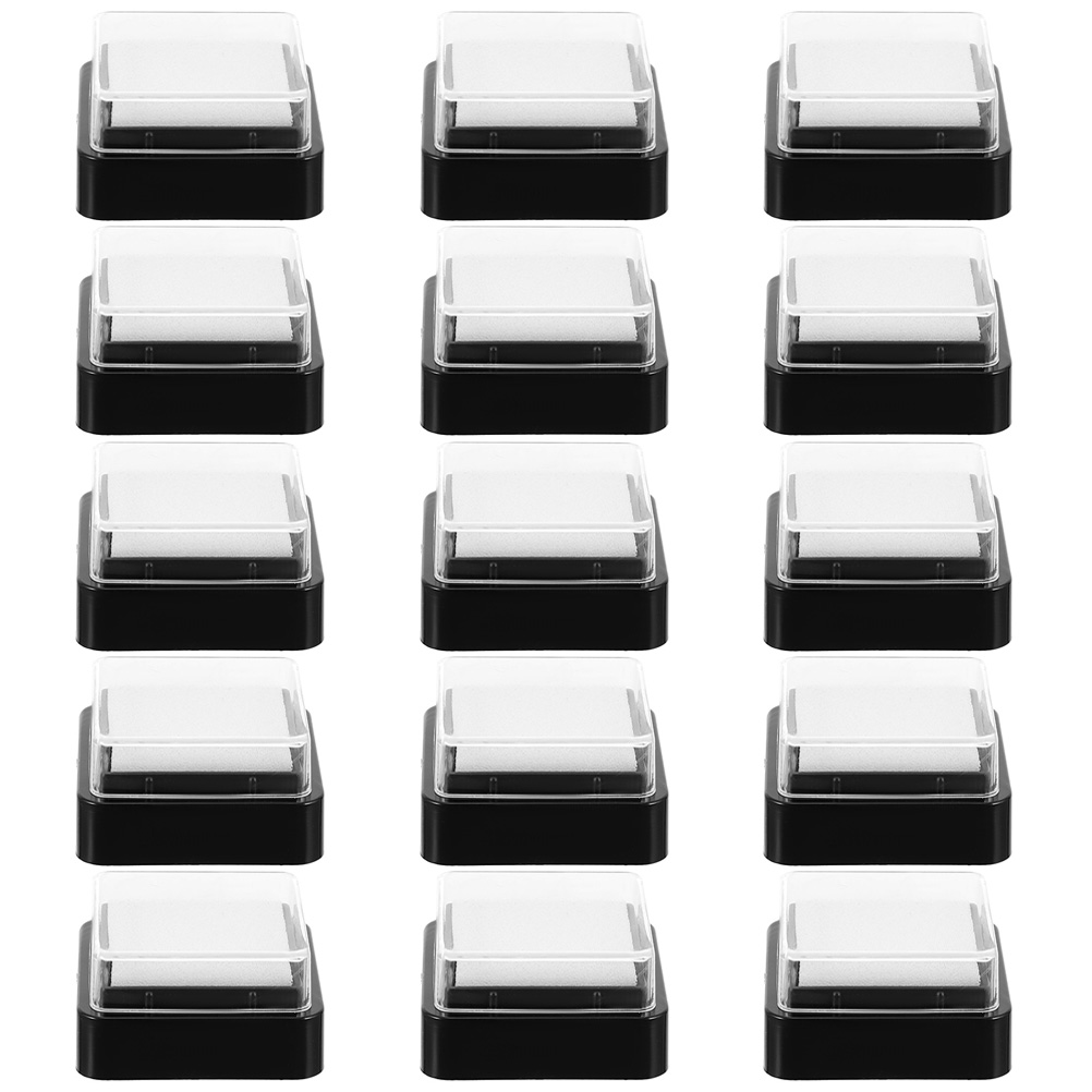 15pcs Ink Pads Ink Pads Blank  – Self Inking Stamp Bewertung und Preis