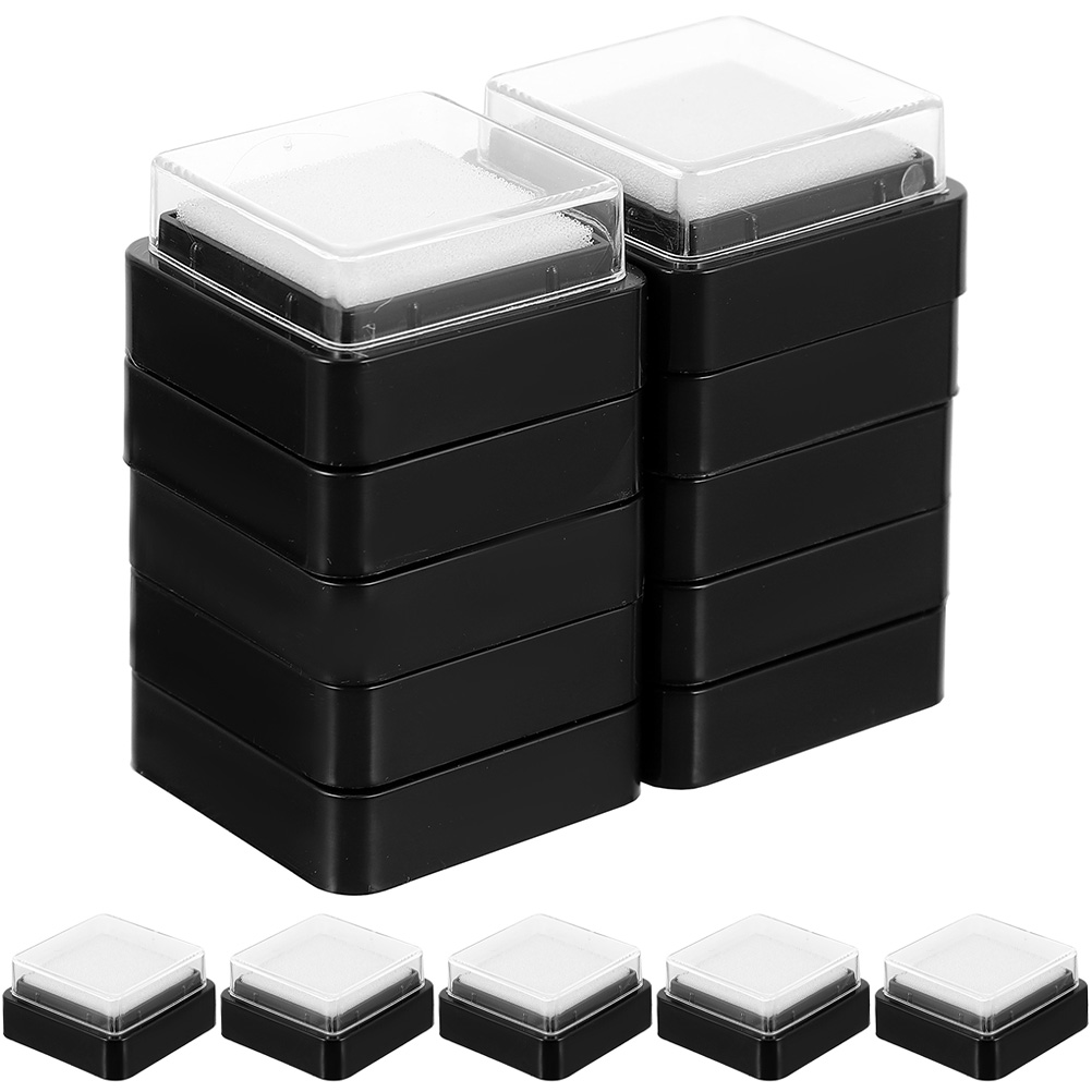 15pcs Ink Pads Ink Pads Blank  – Self Inking Stamp Bewertung und Preis