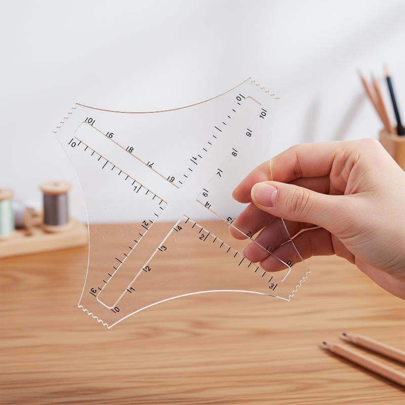 Acrylic Transparent Knitting D – Ruler Set Transparent Bewertung und Preis