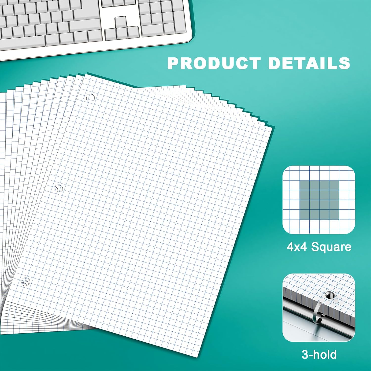 Loose Leaf Graph Paper Noteboo – Paper Punch 3 Hole Bewertung und Preis