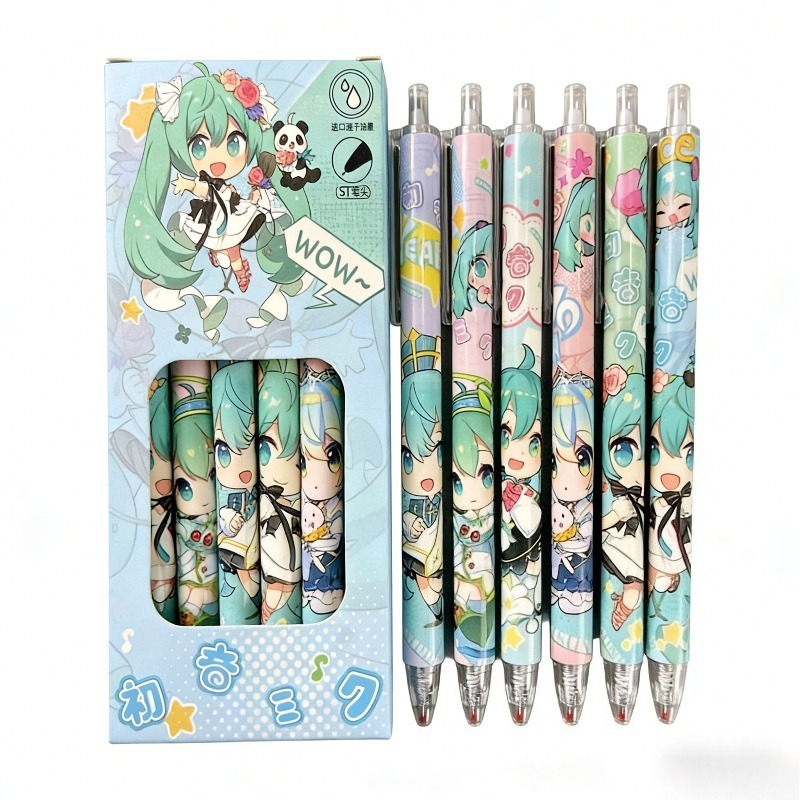 Hatsune Miku quick-drying gel  – Gel Ink Pen Set Bewertung und Preis