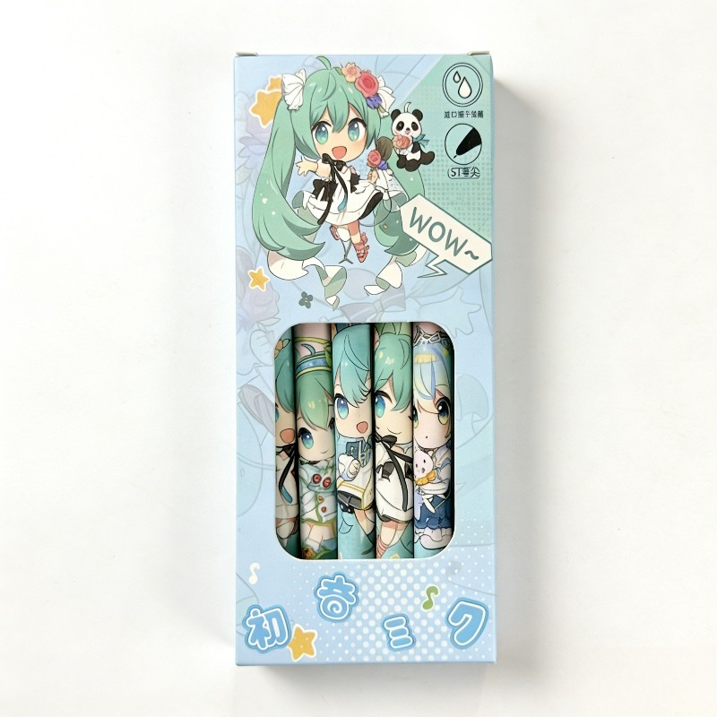 Hatsune Miku quick-drying gel  – Gel Ink Pen Set Bewertung und Preis