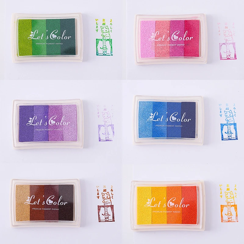 1PCS 4 colors Inkpad Ink stamp – Self Inking Stamp Bewertung und Preis
