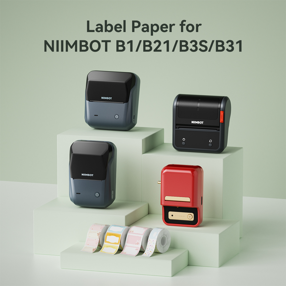 NIIMBOT Thermal Label for B1 B – Label Printer Tape Bewertung und Preis