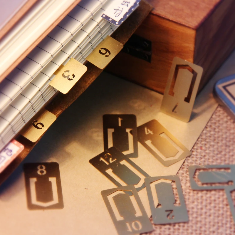 12 Pcs/lot Vintage Copper Book – Stationery Office And School Supply Stores Bewertung und Preis