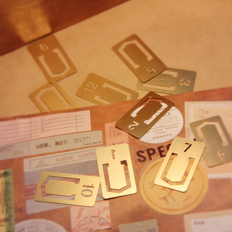 12 Pcs/lot Vintage Copper Book – Stationery Office And School Supply Stores Bewertung und Preis