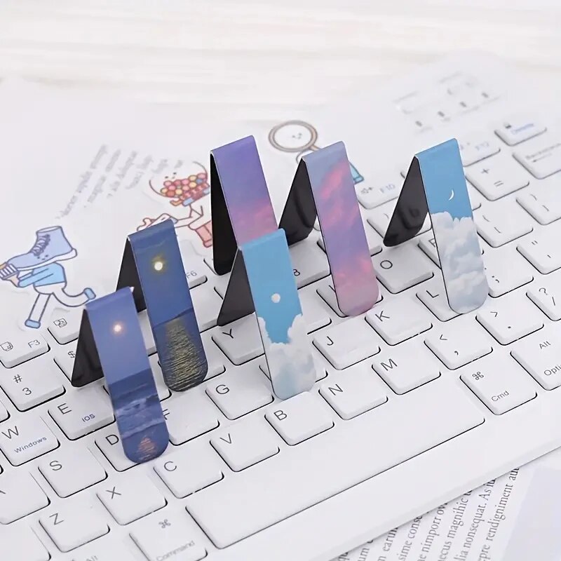 2Pcs Landscape Themed Magnetic – Bookmark Magnetic Clip Bewertung und Preis