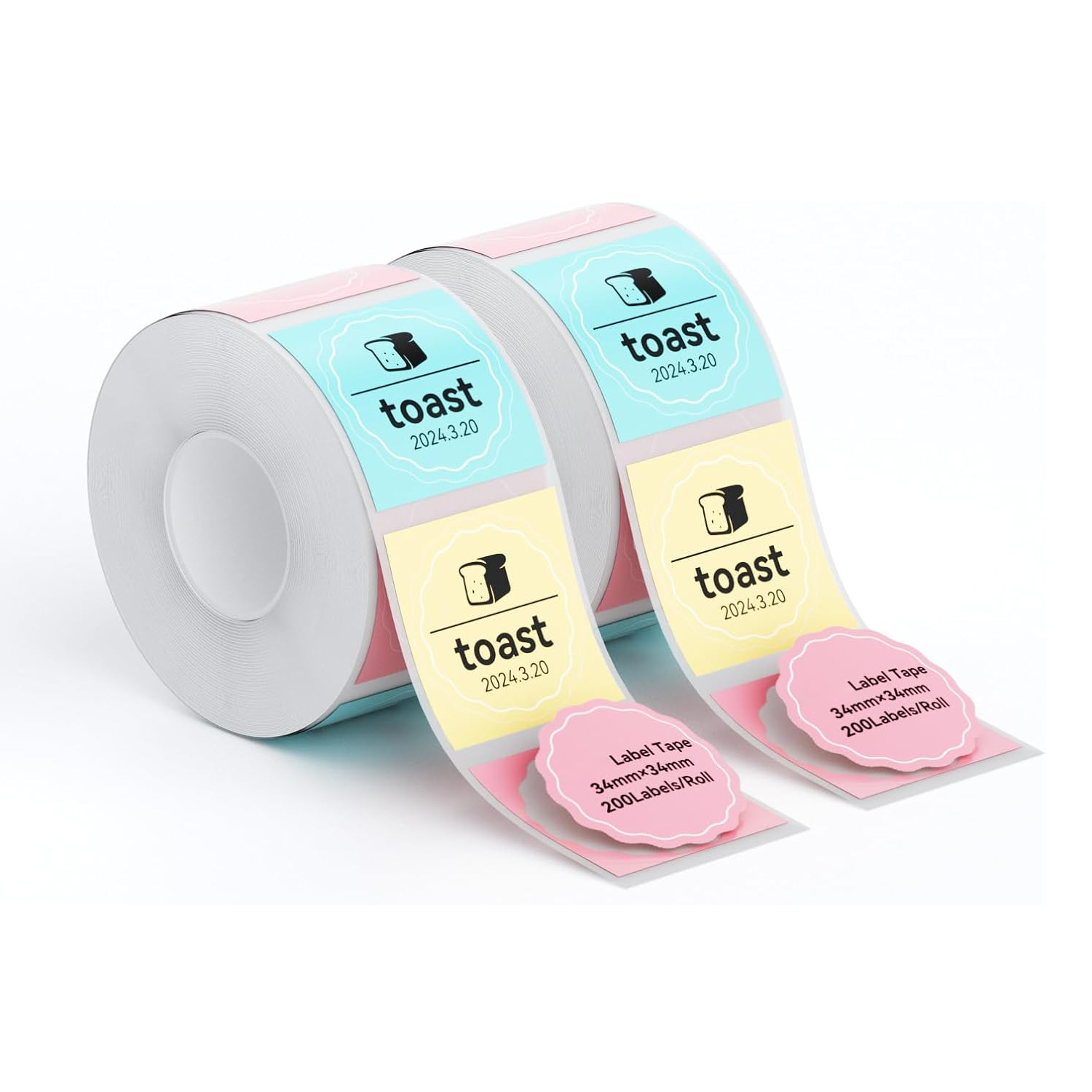 NiiMBOT B21 B1 B3S Round Label – Label Printer Tape Bewertung und Preis