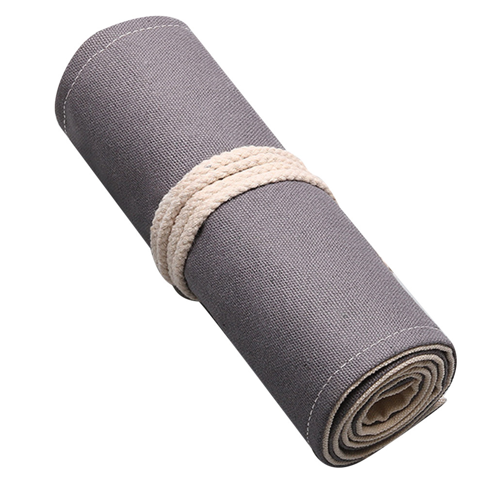 1Pcs Large Capacity Canvas Pen – Pen Pouch Roll Bewertung und Preis