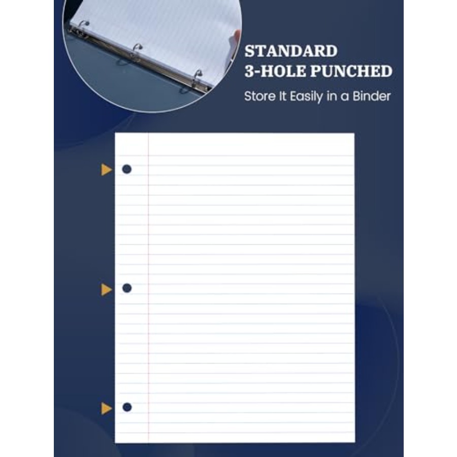 Loose Leaf Paper, 100 Sheets N – Paper Punch 3 Hole Bewertung und Preis