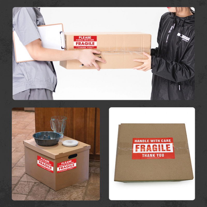 250Paste/Roll Fragile English  – Sticker Label Roll Bewertung und Preis