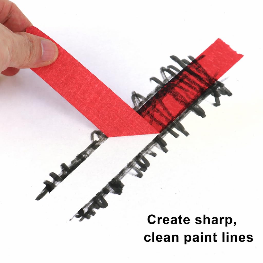 2rolls Red Painters Tape-Maski – Label Printer Tape Bewertung und Preis