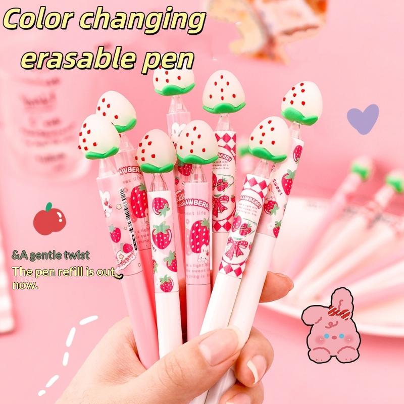 Strawberry Design Erasable Gel – Gel Ink Pen Set Bewertung und Preis