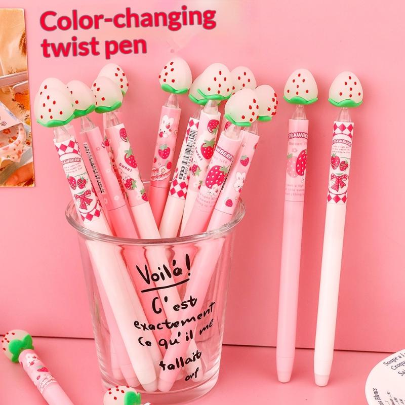 Strawberry Design Erasable Gel – Gel Ink Pen Set Bewertung und Preis