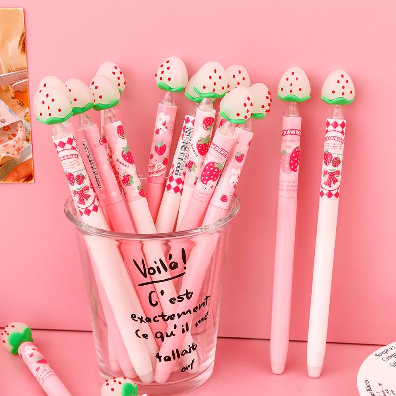 Strawberry Design Erasable Gel – Gel Ink Pen Set Bewertung und Preis