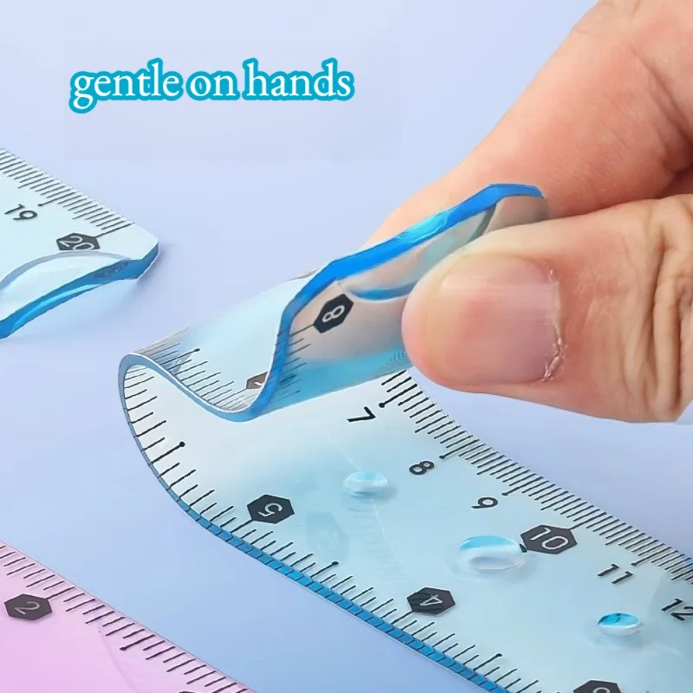 1/3pcs Transparent Soft Ruler, – Ruler Set Transparent Bewertung und Preis
