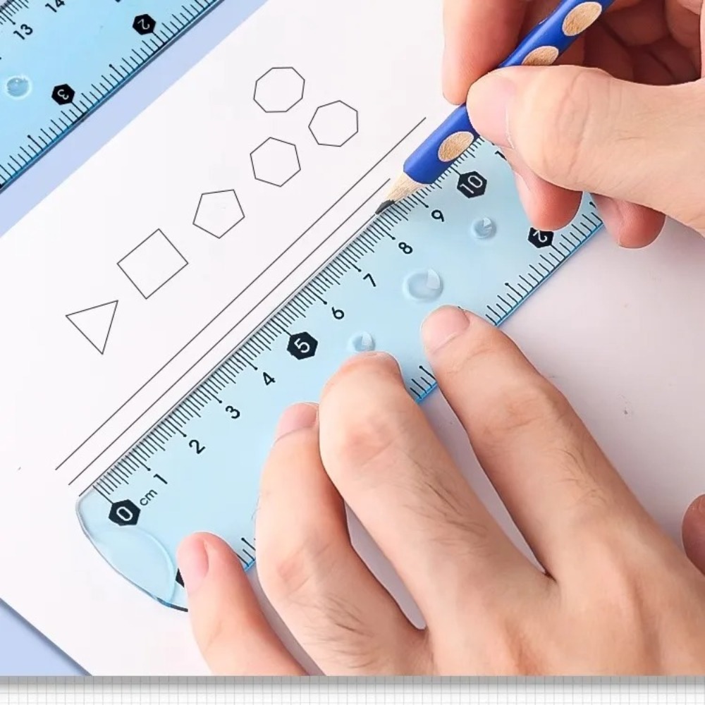 1/3pcs Transparent Soft Ruler, – Ruler Set Transparent Bewertung und Preis