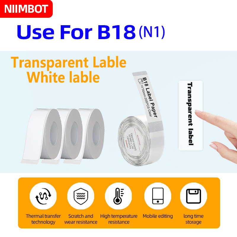 Niimbot B18/N1 Carbon Tape Pap – Label Printer Tape Bewertung und Preis