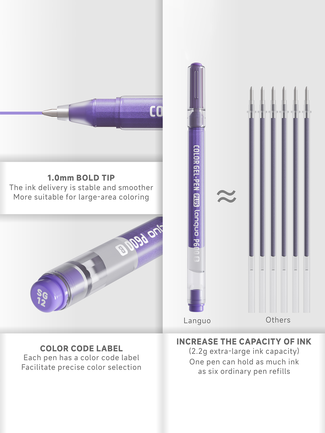 Languo 216-Color Acrylic & Gli – Gel Ink Pen Set Bewertung und Preis