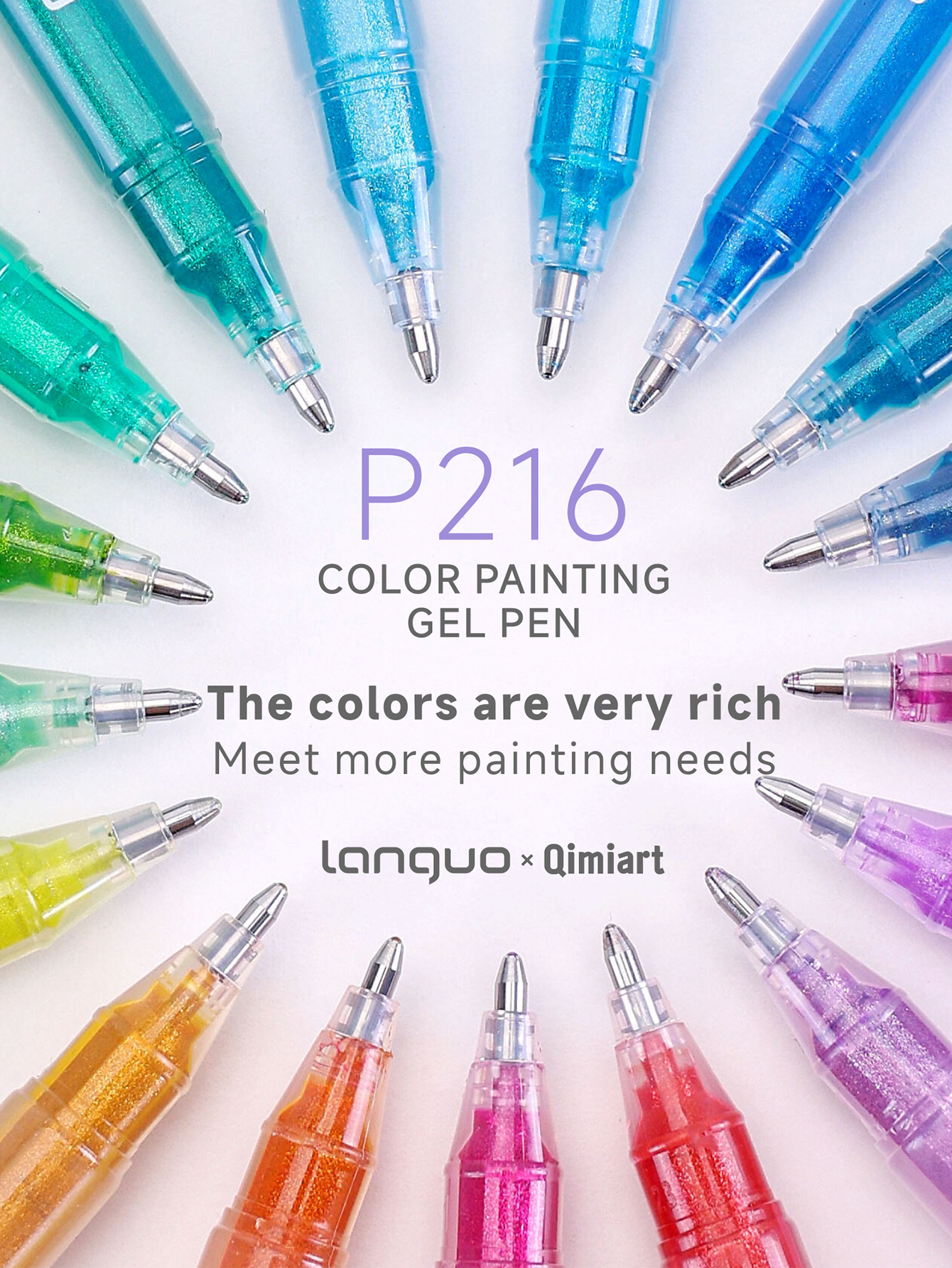 Languo 216-Color Acrylic & Gli – Gel Ink Pen Set Bewertung und Preis