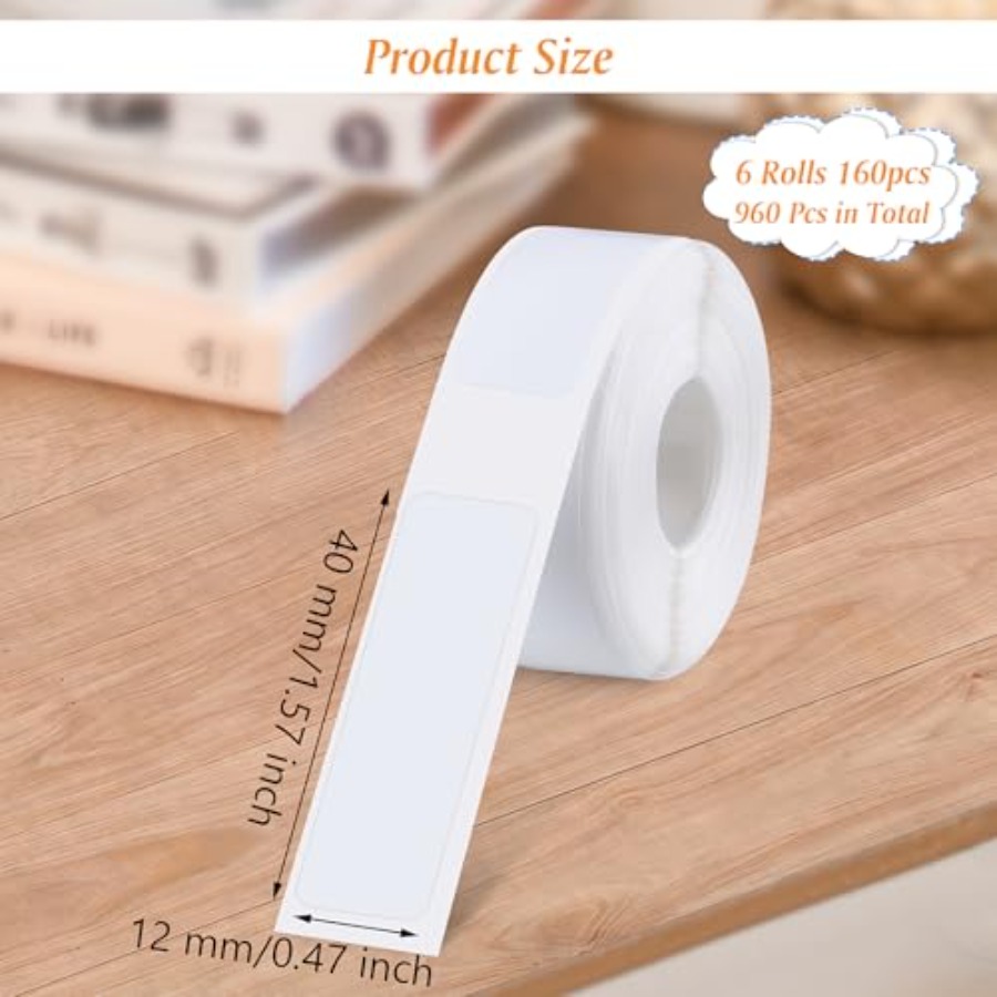 6 Rolls Label Maker Tapes for  – Label Printer Tape Bewertung und Preis