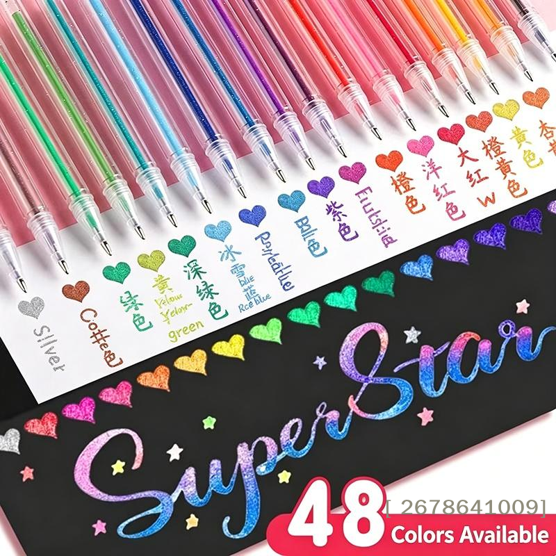 ⚑24/36/48PCS Glitter Gel Pen S – Gel Ink Pen Set Bewertung und Preis