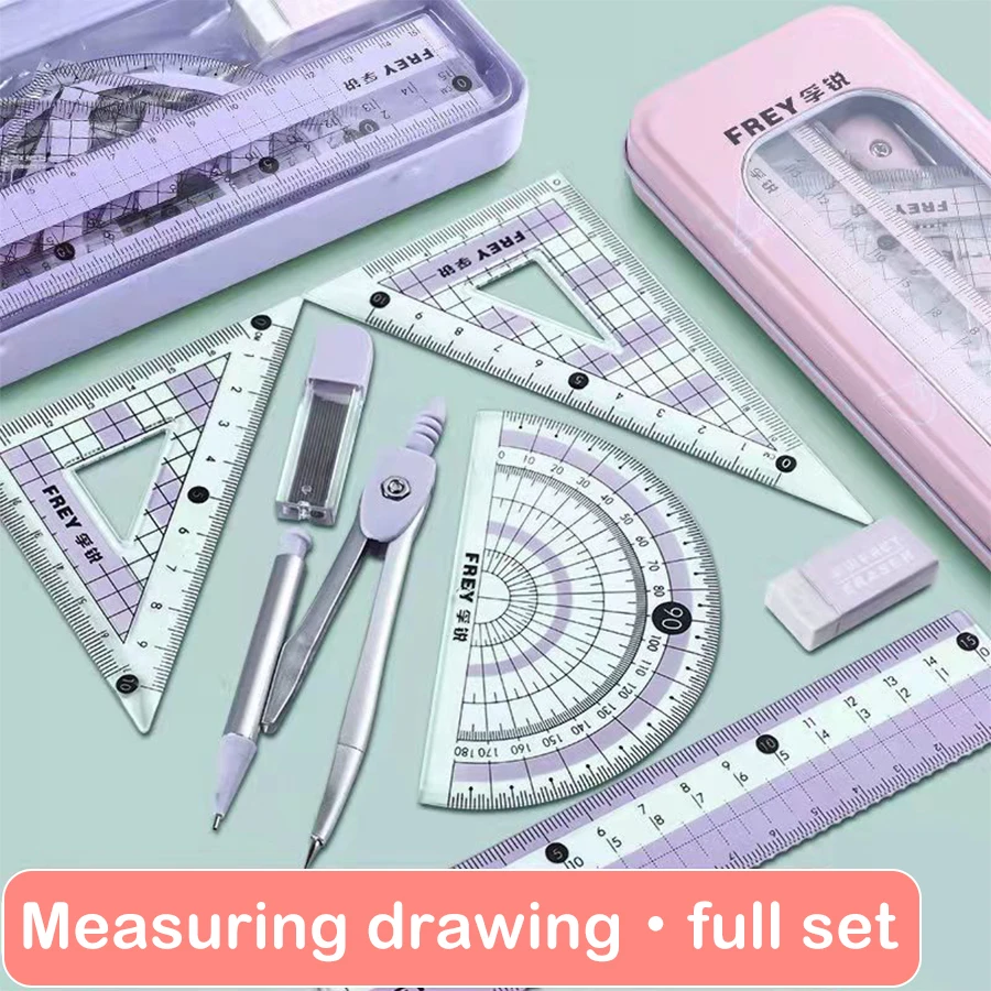7Pcs Back to School Math Geome – Compass Geometry Set Bewertung und Preis