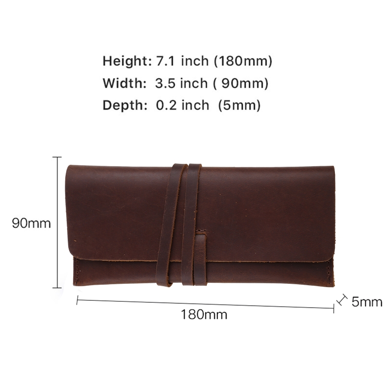 Handmade Cowhide Leather Pen B – Pen Pouch Roll Bewertung und Preis