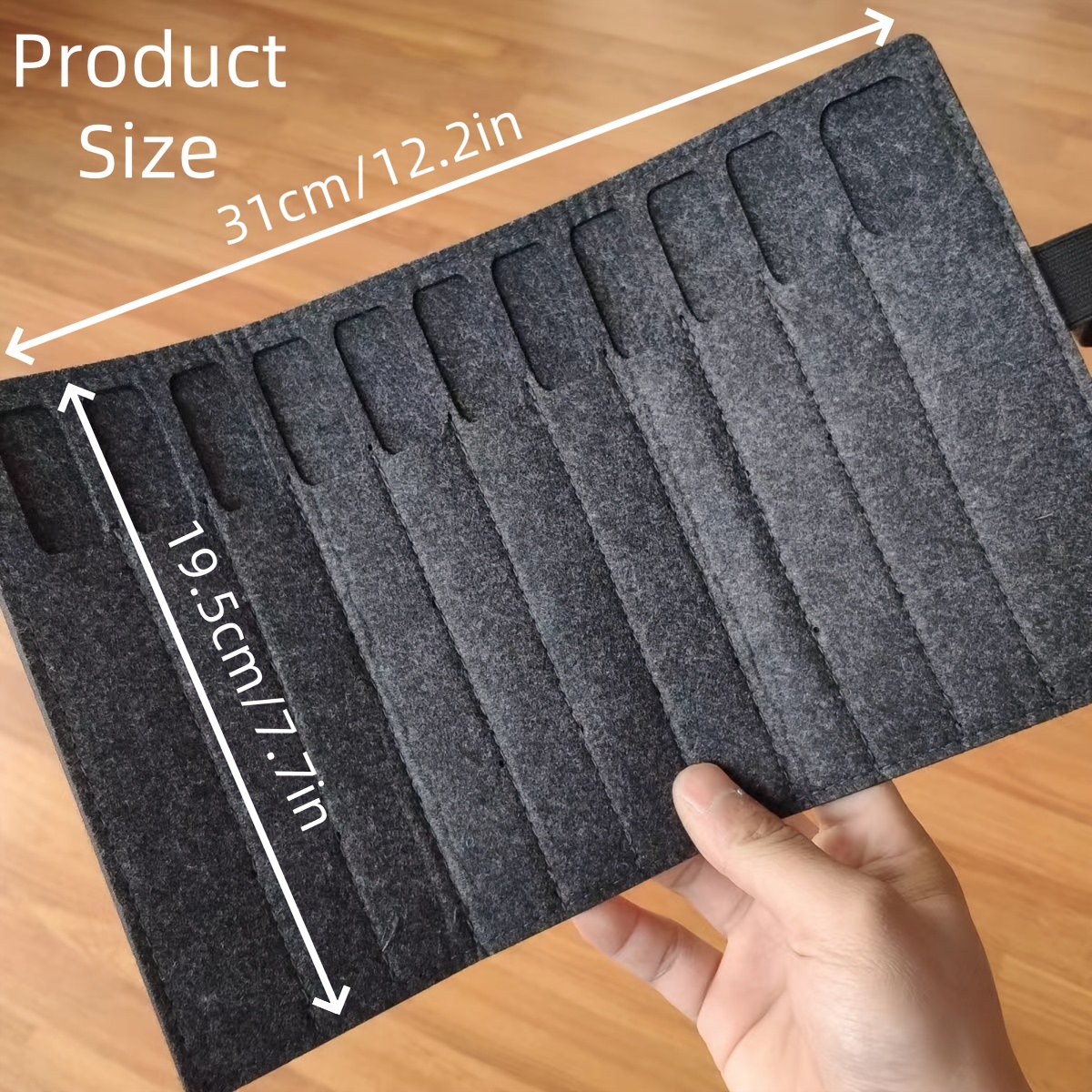 11-Pen Capacity Felt Roll-Up P – Pen Pouch Roll Bewertung und Preis