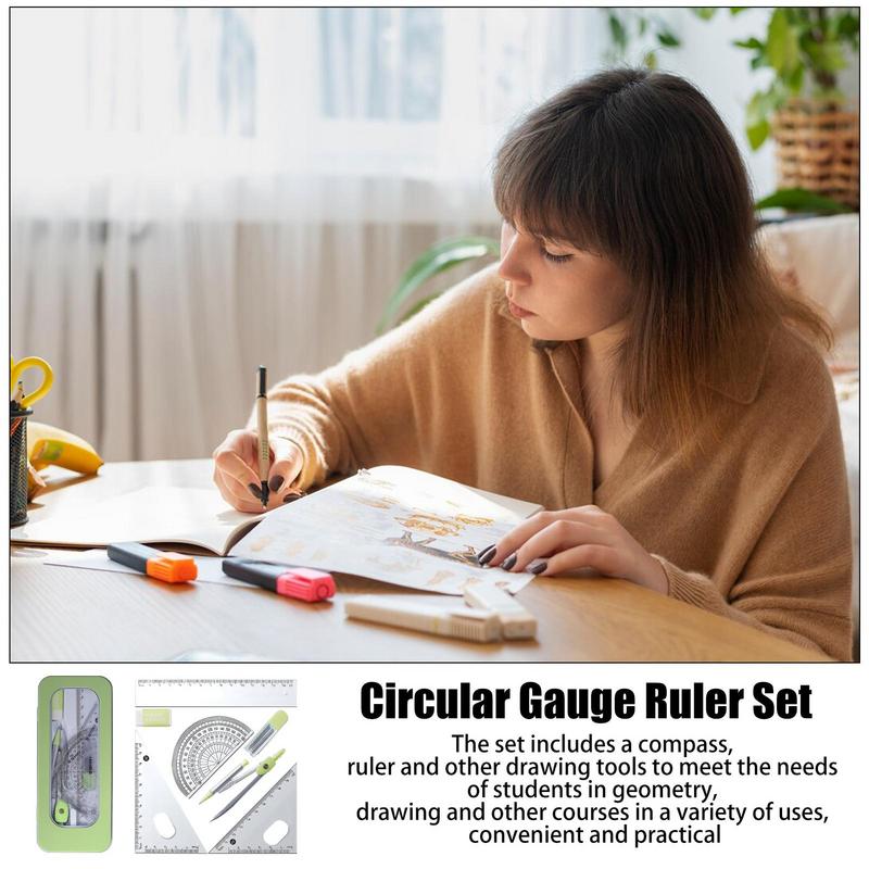 Protractor And Compass Set Mat – Compass Geometry Set Bewertung und Preis