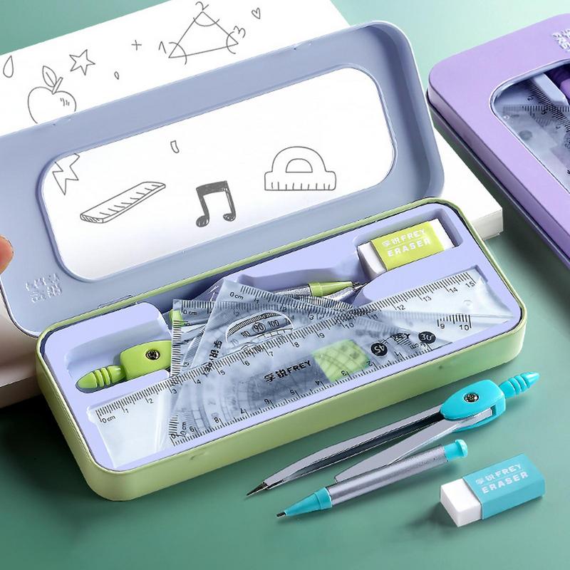 Protractor And Compass Set Mat – Compass Geometry Set Bewertung und Preis