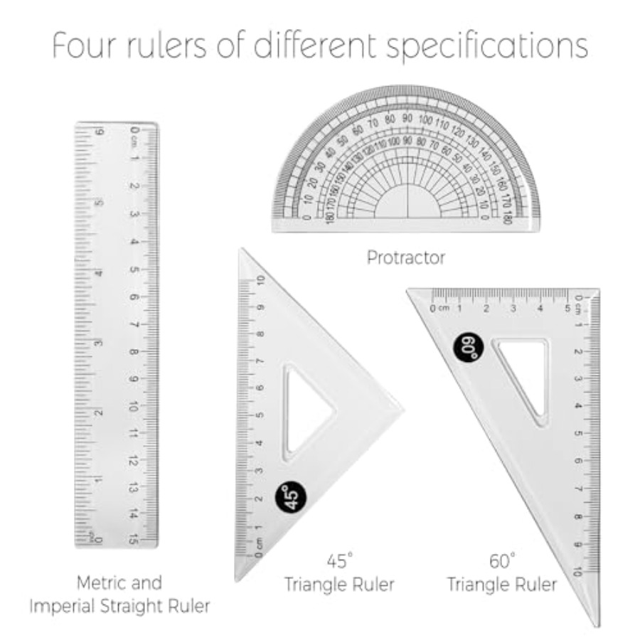 Protractor and Compass Set wit – Compass Geometry Set Bewertung und Preis