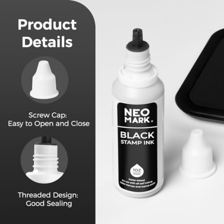 Premium Stamp Ink, 2 Pack Quic – Self Inking Stamp Bewertung und Preis