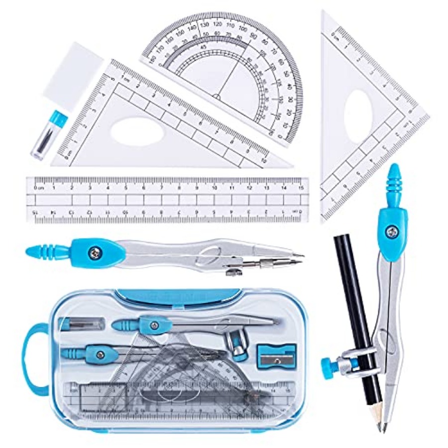 Math Geometry Kit Set 10 Piece – Compass Geometry Set Bewertung und Preis
