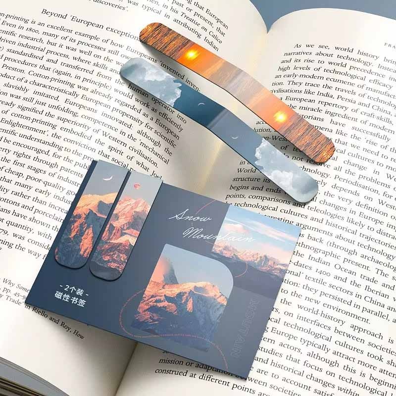 2pcs Landscape Themed Magnetic – Bookmark Magnetic Clip Bewertung und Preis