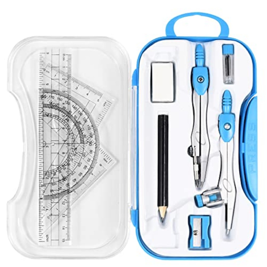 Math Geometry Kit Sets 10 Pcs  – Compass Geometry Set Bewertung und Preis